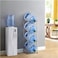 4-Tier Water Bottle Holder Shelf Cooler Jug Rack, Heavy Duty Water Bottle Cabby Rack, 5 Gallon Water Bottle Storage Rack