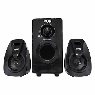 Von Ves0202Es 2.1Ch Subwoofer 20W Black