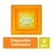 Lumiere Square Small Plastic Dishes - 6 Pieces