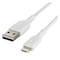 Belkin Braided USB-A to Lightning Data Sync And Charging Cable White