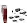 Moser Professional Cord/Cordless Hair Clipper 1430-0150, Burgundy