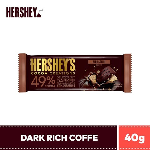 Hershey&#39;s Cocoa Creation Rich Coffee Flavour Deliciously Darker Milky Chocolate 40g