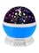 Generic Star And Moon Rotating Projector Night Lamp Black/White/Blue 13X13X14.5Centimeter