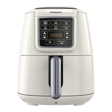Tornado Air Fryer 1550 Watt 4 Liter - Creamy/Silver - THF-1554D-XL-CS