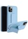 FOCUS Finger Grip Holder and standing cover with Car Magnetic Multi-function Shockproof Protective Case Cover For iphone 11 Pro Light Blue