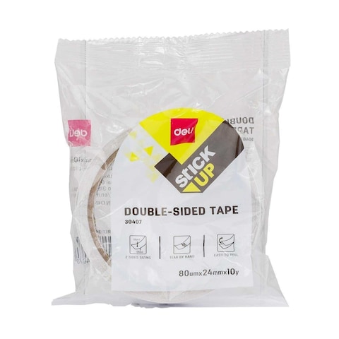 Deli Double Sided Tape - 24mmX9m