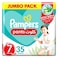 Pampers Aloe Vera Pants Diapers, Size 7, 17+kg, Mega Pack, 35 Diapers