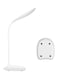 Decdeal - USB Rechargeable LED Desk Lamp White 1520g