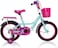 Vego Alexa Kids Bike 16 Inch With Rear Sidewheels, Green