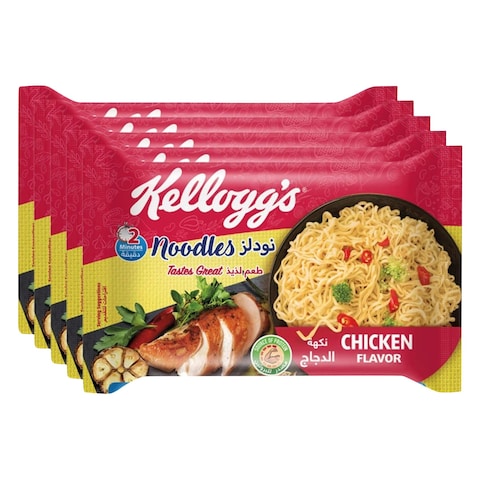 Kellogg&#39;s Chicken Instant Noodles 70g x Pack of 5