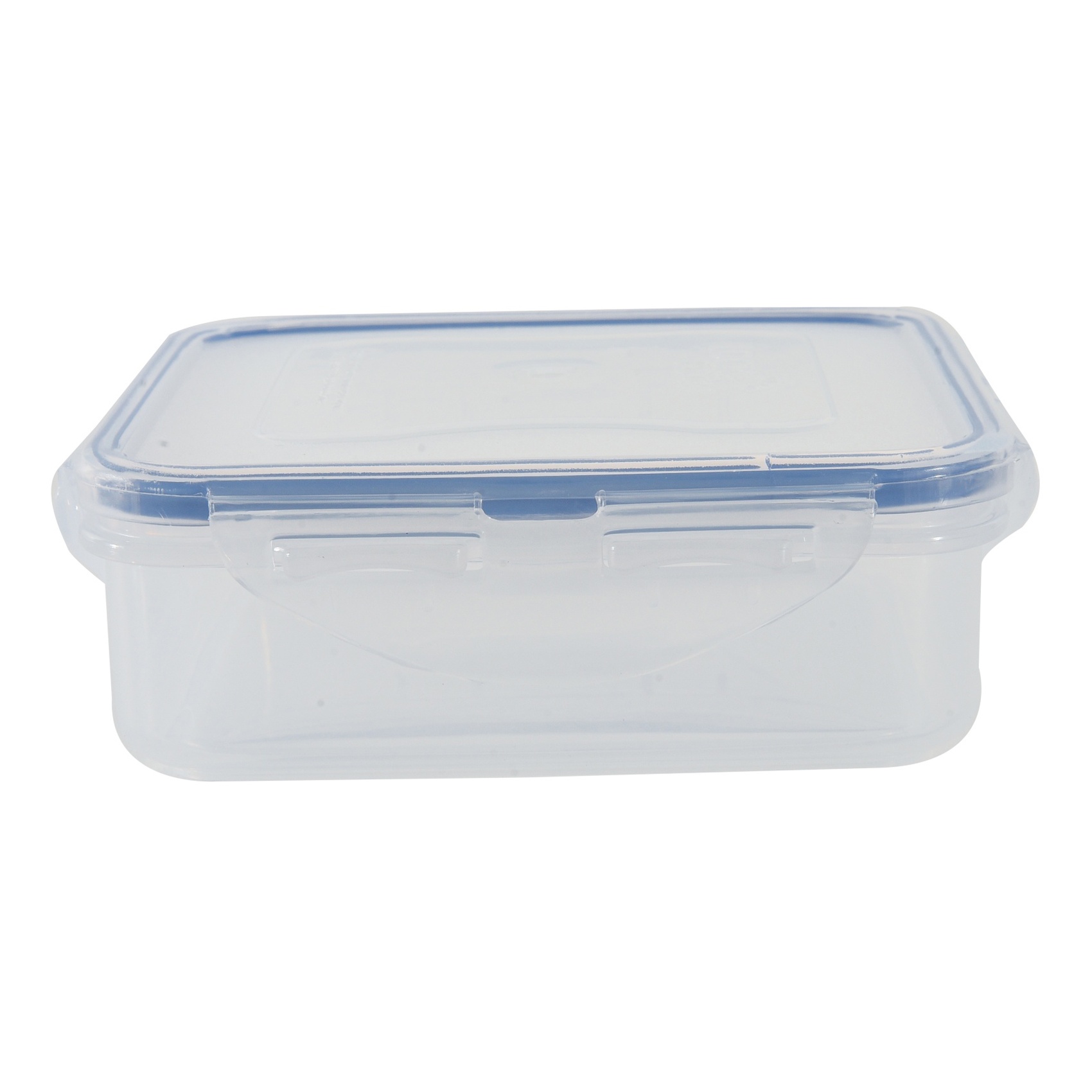 Lock &amp; LockClassic Square Food Container HPL852 Clear/Blue 430ml