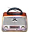 DLC Classic Portable Wireless Speaker Brown/Black/Silver