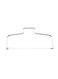 Generic Double Line Cake Slicer Silver 32.5X15cm