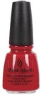 China Glaze Nail Lacquer With Hardeners - 14 Ml, Hey Sailor - Red