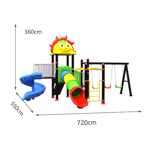 Children&#39;s Outdoor Large Combined Slide Amusement Park Toys