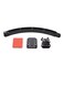 Generic - Adjustable Curved Mount With Helmet Extension For GoPro Hero 3+ Black/Red