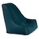In House Harvey Velvet Bean Bag Chair - Medium - Dark Turquoise