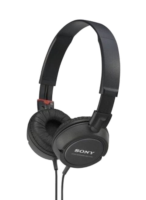 Sony MDR-ZX110AP On-Ear Wired Headphones With Mic Black