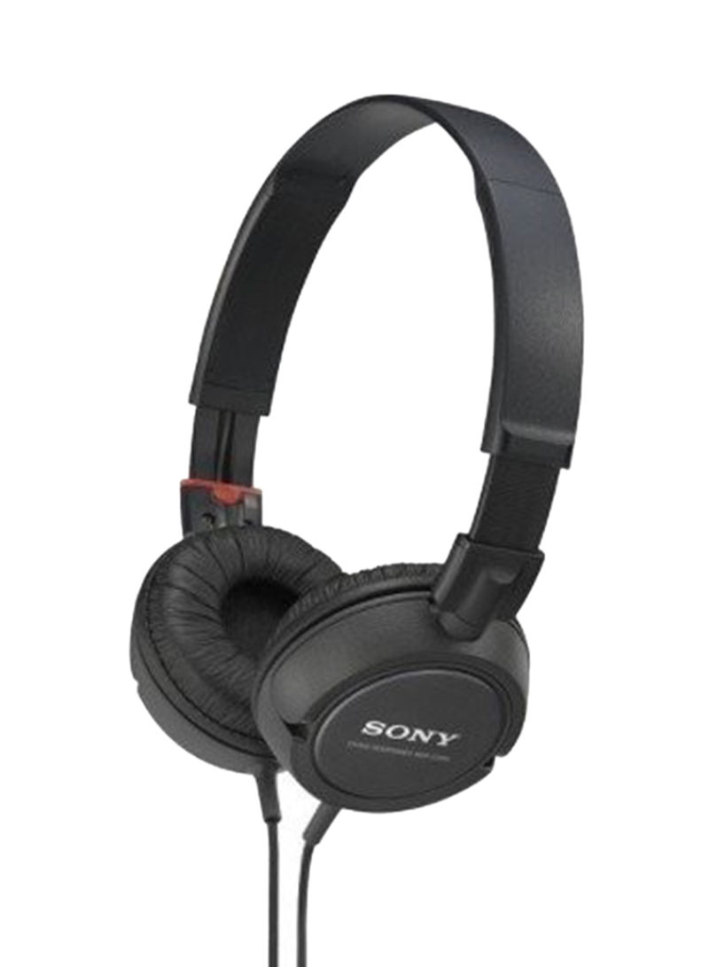 Sony MDR-ZX110AP On-Ear Wired Headphones With Mic Black