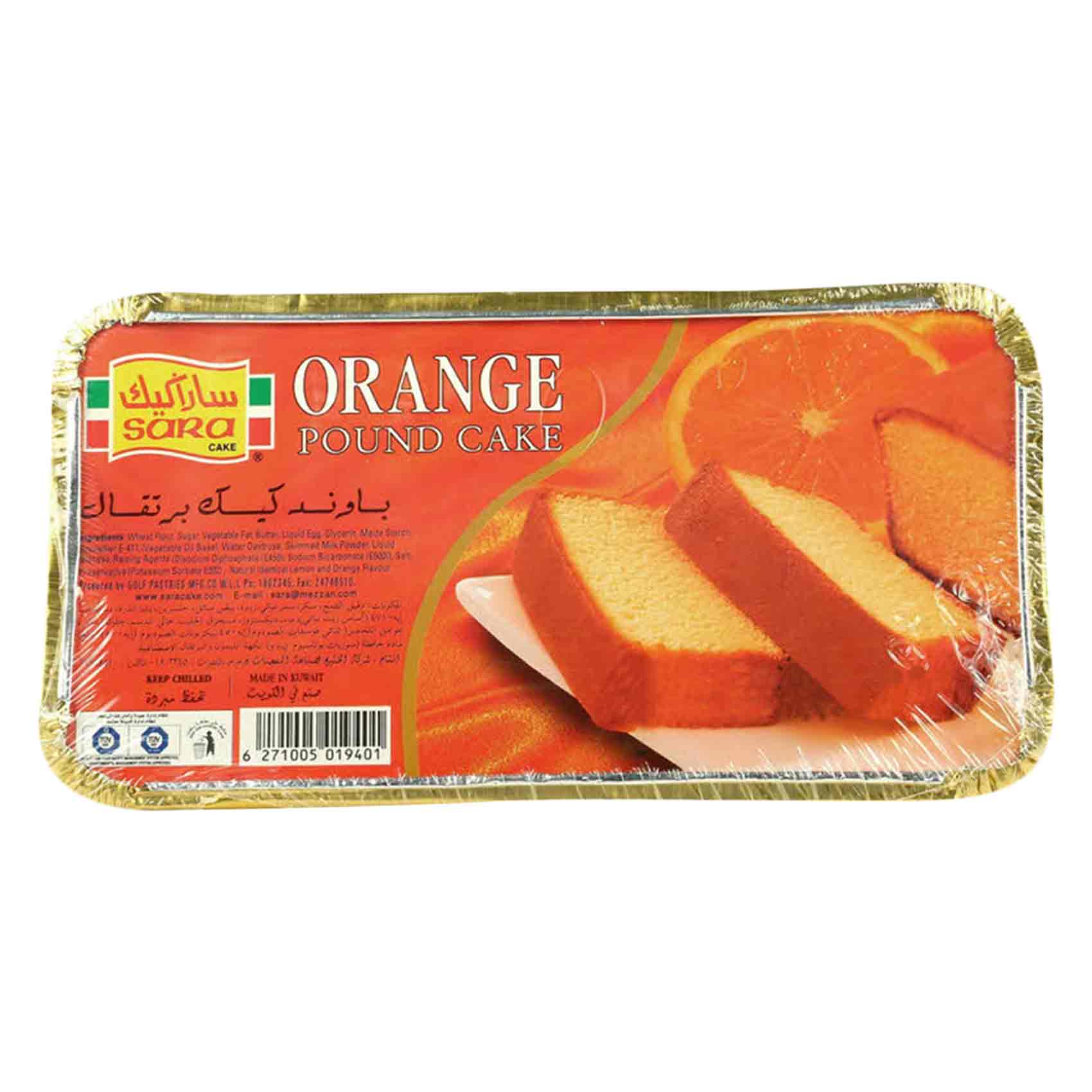 Sara Cake Pound Cake Orange 300g