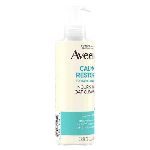 Aveeno Calm + Restore Nourishing Oat Cleanser Face Wash 232ml