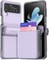 VRS Design Terra Guard Modern GO, Hinge Protection, Designed For Samsung Galaxy Z Flip 4 Case Cover Wallet With 2 Card Holder Slot - Purple