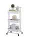 Generic 3 Tier Rolling Metal Utility Storage Cart White