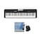 Casio Keyboard CT-S200 Black+Adaptor