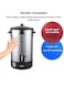 Wtrtr 35L Double Layer Stainless Steel Double-Layer Insulation Barrel Electric Water Boiler