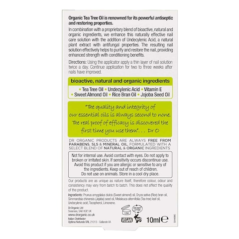 Dr Organic Tt Nail Solt.10Ml