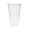 Juice Cup 24 Oz With Lid Clear Strong Disposable - Ideal for iced coffee, smoothies, Bubble Boba tea, milkshakes, frozen cocktails, water, sodas, juices, snacks, dessert and more 50 Pieces