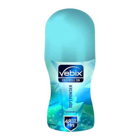 Vebix Powder Soft Roll on Deodorant - 50 ml