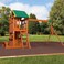 Backyard Discovery Oakmont Wooden Swing With Slide Set