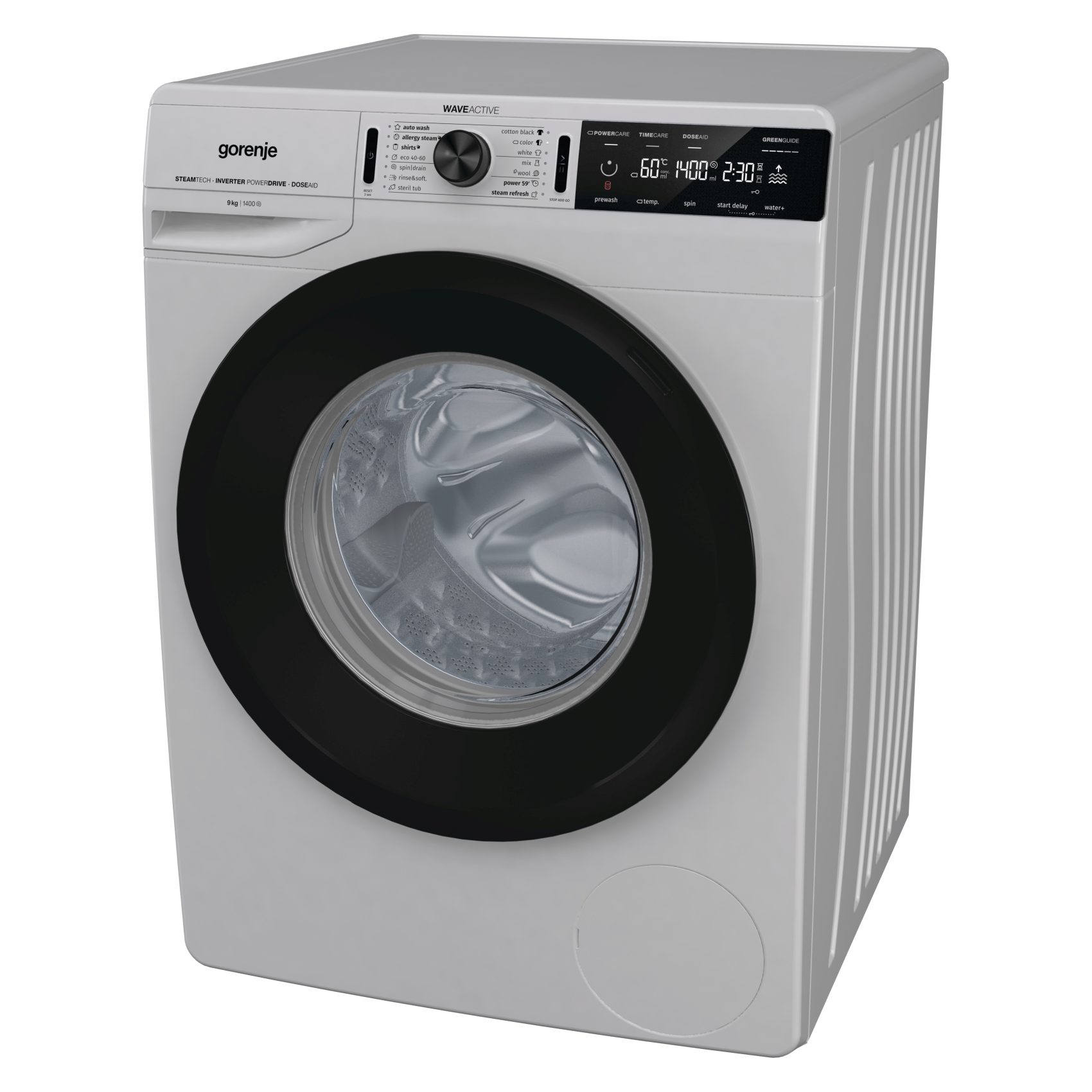 Gorenje Front Load Washer WA946AS Silver 9kg