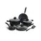 Homeway 10 Pcs Marble Cookwre Set
