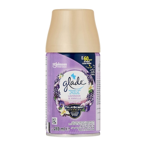 Glade Automatic Refill Air Freshener with Vanilla and Lavender Scent - 269ml