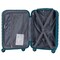 Single Hardside Spinner ABS Trolley Luggage With Number Lock 20 Inches