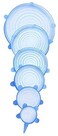 Generic 6 Pack Silicone Stretch Lids, Reusable Silicon Lids Overs Food Saver Covers