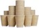 Lavish Hot Paper Cups_12 Oz Disposable Insulated Corrugated Sleeve Ripple Wall Paper Cup For Drink，Hot Coffee Cups （100, 12Oz Cups） (Brown)