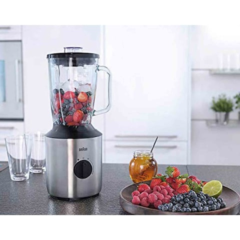 Braun PowerBlend Glass Jug Blender 800W JB 3273 Grey