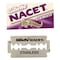 Gillette Nacet Stainless Double-Edge Safety Razor Blades 5 Piece