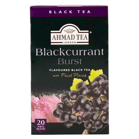 Ahmad Tea Blackcurrant Burst Tea - 20 Bags