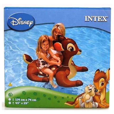 Intex Disney Bambi Deer Inflatable Float - 114x74 Cm