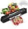 Generic Food Vacuum Sealer Machine, Compact But Powerful, Pack Machine For Food Preservation, Dry &amp; Moist Modes, Air Sealing System, Easy To Clean, Safety Certified, 2.9x1.6x13.7 Inch, Black