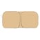 Beige Windshield Sunshade for Car - UV Protection and Heat Shield