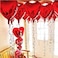 Party Propz Set Of 5 Pcs 18Inch Beautiful "Red Heart Shaped" Foil Balloons For Wedding Decoration/Anniversary Decoration/Birthday Decoration/Party Decoration