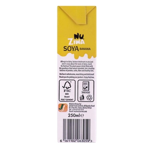 Nuziwa Soya Banana 250Ml