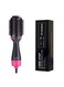 Generic 3 In 1 Hot Air Hair Dryer Brush Pink/Black