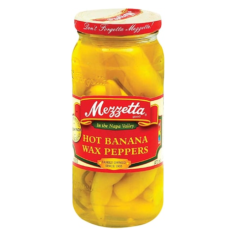 Mezzetta Hot Banana Wax Peppers 473ml