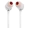 JBL Tune 310C Wired In-Ear Earphones With USB-C Cable And Microphone White